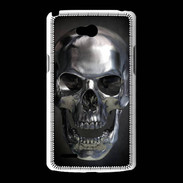Coque LG L80 Tête de mort en métal