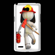 Coque LG L80 Je suis Pompier