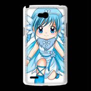 Coque LG L80 Chibi style illustration of a Super Heroine