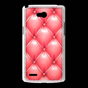 Coque LG L80 Capitonnage Rose