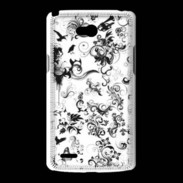 Coque LG L80 Design Fleur Tribal
