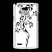 Coque LG L80 Pompiers en noir et blanc