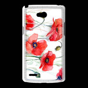 Coque LG L80 Fleurs en peinture 250