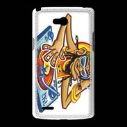Coque LG L80 Rasta DJ Jamaïca
