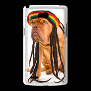 Coque LG L80 Chien Rasta
