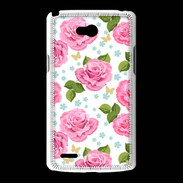 Coque LG L80 Vintage Rose 3