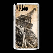 Coque LG L80 Tour Eiffel vertigineuse vintage