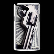 Coque LG L80 Arme et Dollars