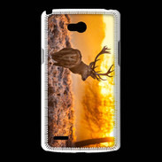 Coque LG L80 Cerf au levé du soleil