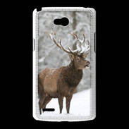 Coque LG L80 Cerf en hiver 50