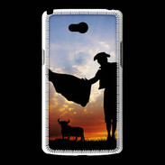 Coque LG L80 Silhouette d'un toréador