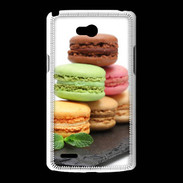 Coque LG L80 Macarons sur ardoise