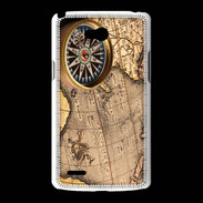 Coque LG L80 Vintage compas de navigateur