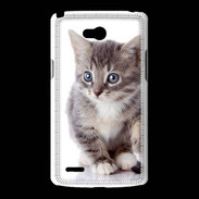 Coque LG L80 chaton gris 4