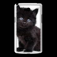 Coque LG L80 Petit chaton noir