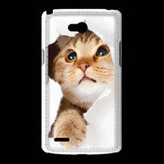 Coque LG L80 Chaton caché