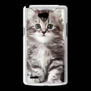 Coque LG L80 Chaton gris 