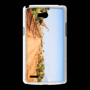 Coque LG L80 Savane Girafe d'Afrique