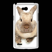 Coque LG L80 Portrait de lapin
