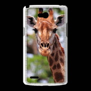 Coque LG L80 Portrait d'une Giraffe