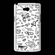 Coque LG L80 Mélange de mots