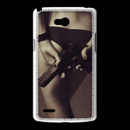 Coque LG L80 Attention maîtresse dangereuse