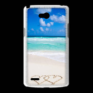 Coque LG L80 Belle plage 5