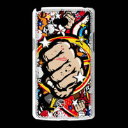 Coque LG L80 Graffiti free fight