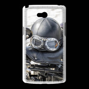 Coque LG L80 Casque de moto vintage