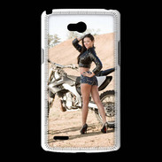 Coque LG L80 Moto cross sexy 