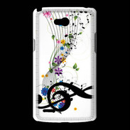 Coque LG L80 Farandole de notes de musique 1