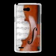 Coque LG L80 Violon et partitions