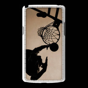 Coque LG L80 Basket en noir et blanc