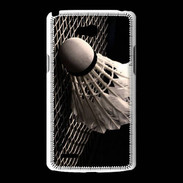 Coque LG L80 Volant de Badminton en noir et blanc