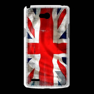 Coque LG L80 Drapeau anglais grunge