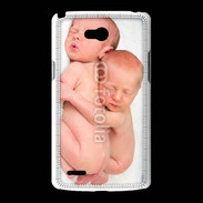 Coque LG L80 Duo de bébés qui dorment