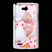Coque LG L80 Jumeaux avec bonbons