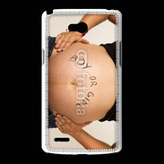 Coque LG L80 Femme enceinte ventre 