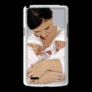 Coque LG L80 Maman avec ses bébés