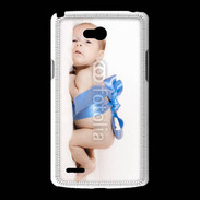 Coque LG L80 Bébé ruban bleu