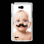 Coque LG L80 Bébé avec moustache