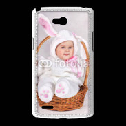 Coque LG L80 Bébé dans un panier