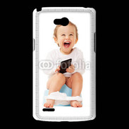 Coque LG L80 Bébé accro au mobile