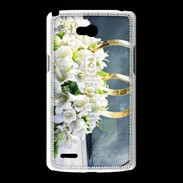 Coque LG L80 Composition florale mariage