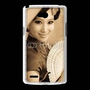 Coque LG L80 Femme japonaise glamour 1