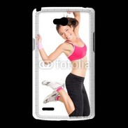 Coque LG L80 Femme asie sportive