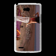 Coque LG L80 Danseuse orientale dune désert