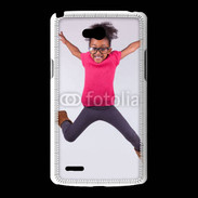 Coque LG L80 Jeune fille africaine joyeuse