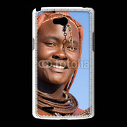 Coque LG L80 Femme tribu afrique