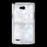 Coque LG L80 Etoiles de neige
